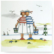 Enfants à la plage